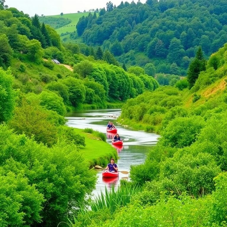 Paseo en piragua por el río Miño: desde Lugo a la desembocadura