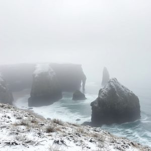 Invierno en la Costa da Morte: faros entre niebla y oleaje