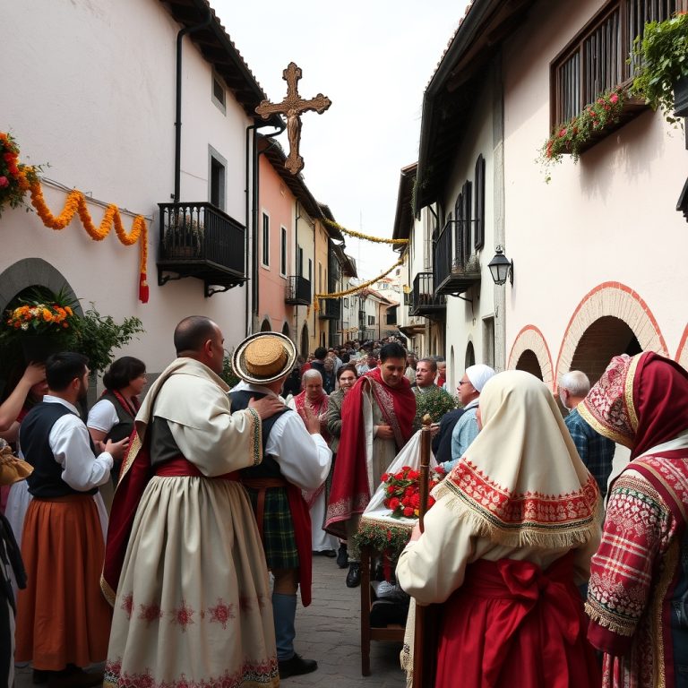 Romería de Santa Marta de Ribarteme: o voto das campás
