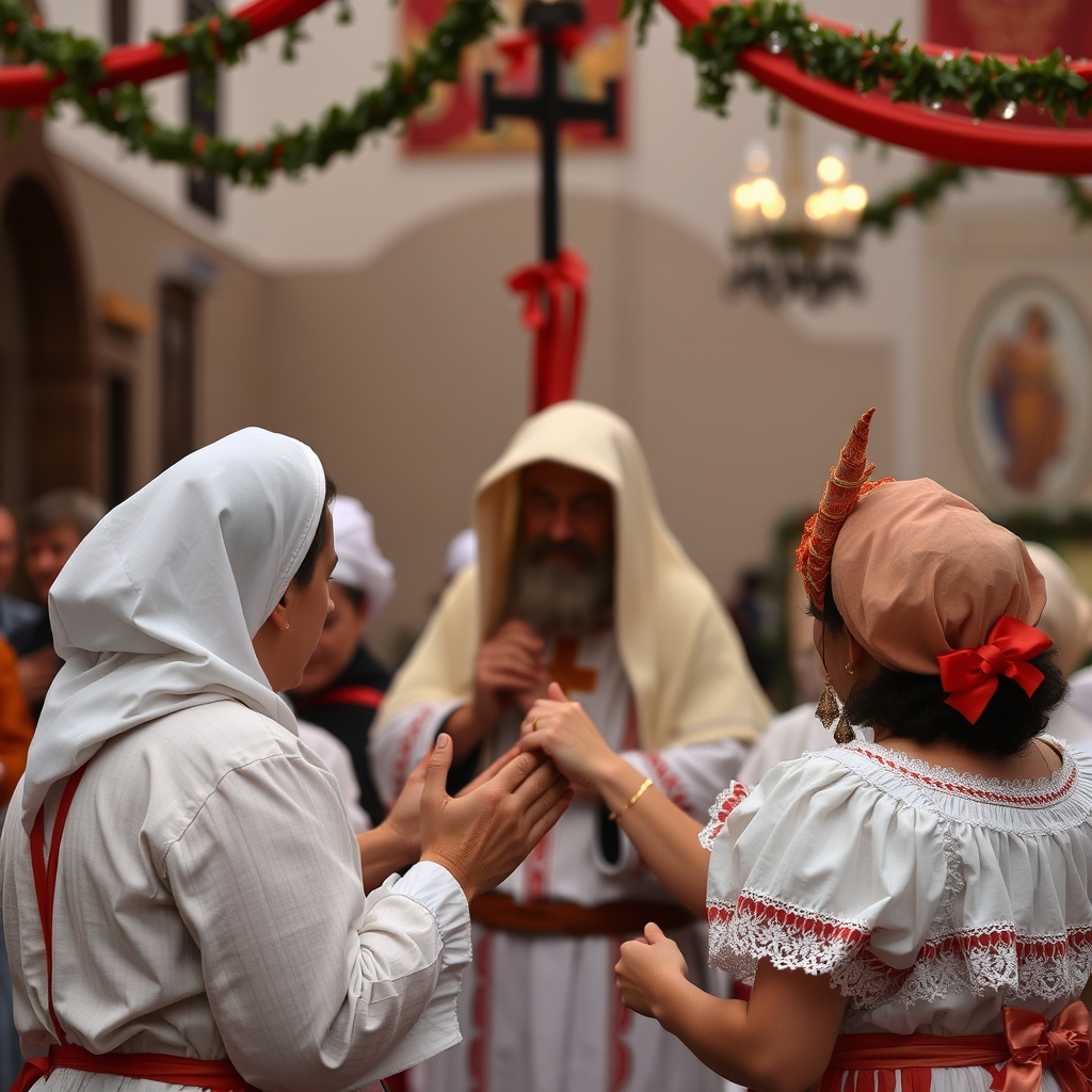 Romería de San Bieito de Vilacova: bendición das colmeas