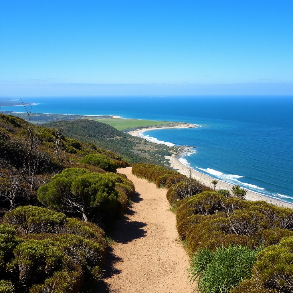 TITULO: Sendero de la Illa de Ons en Bueu: dunas y faro en el Parque Nacional