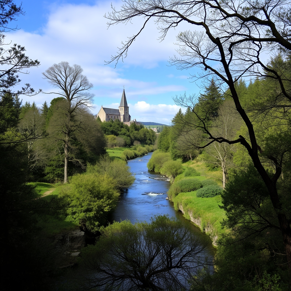 TITULO: Ruta del Río Miño en Tui: sendero fluvial y monasterio de San Benito