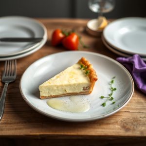 Tarta de queso con arándanos de la sierra de O Xistral: postre de las fragas