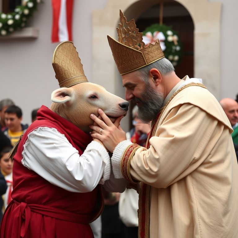 Título 31: Romería de San Antón de Muimenta: bendición dos animais
