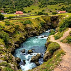 TITULO: Ruta de la Fervenza de Cabanelas en Lousame: agua y molinos de la Costa da Morte