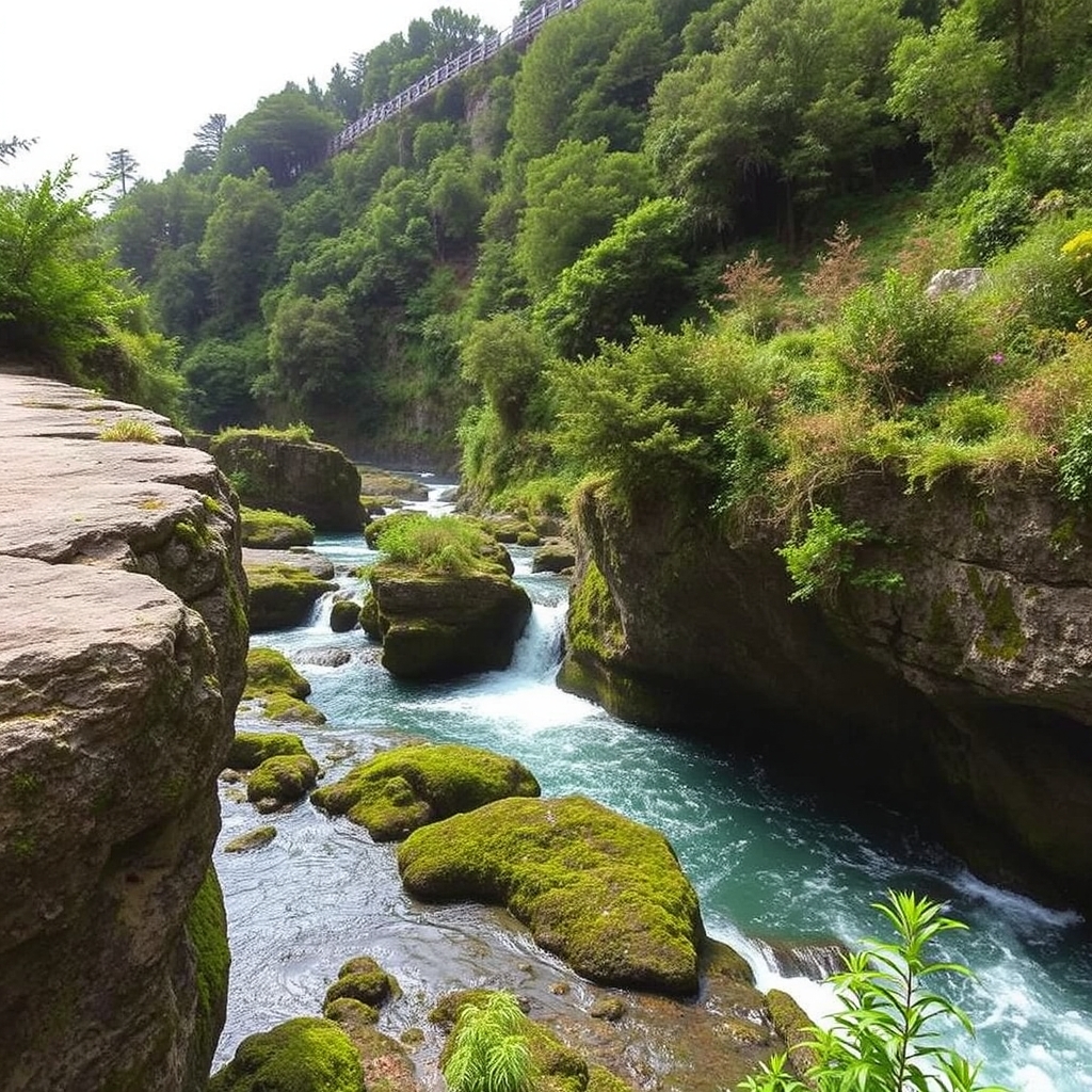 TITULO: Travesía del Río Eume en Pontedeume: canones y fragas mágicas