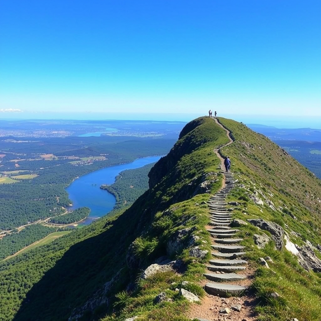 TITULO: Ascensión al Monte do Galiñeiro en Gondomar: cumbre y ría de Vigo