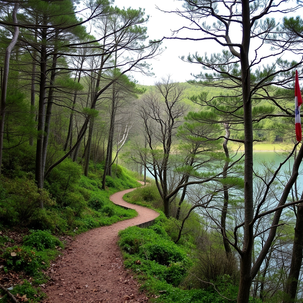 TITULO: Sendero del Bosque de Parga en Guitiriz: carballeira y lagoa natural