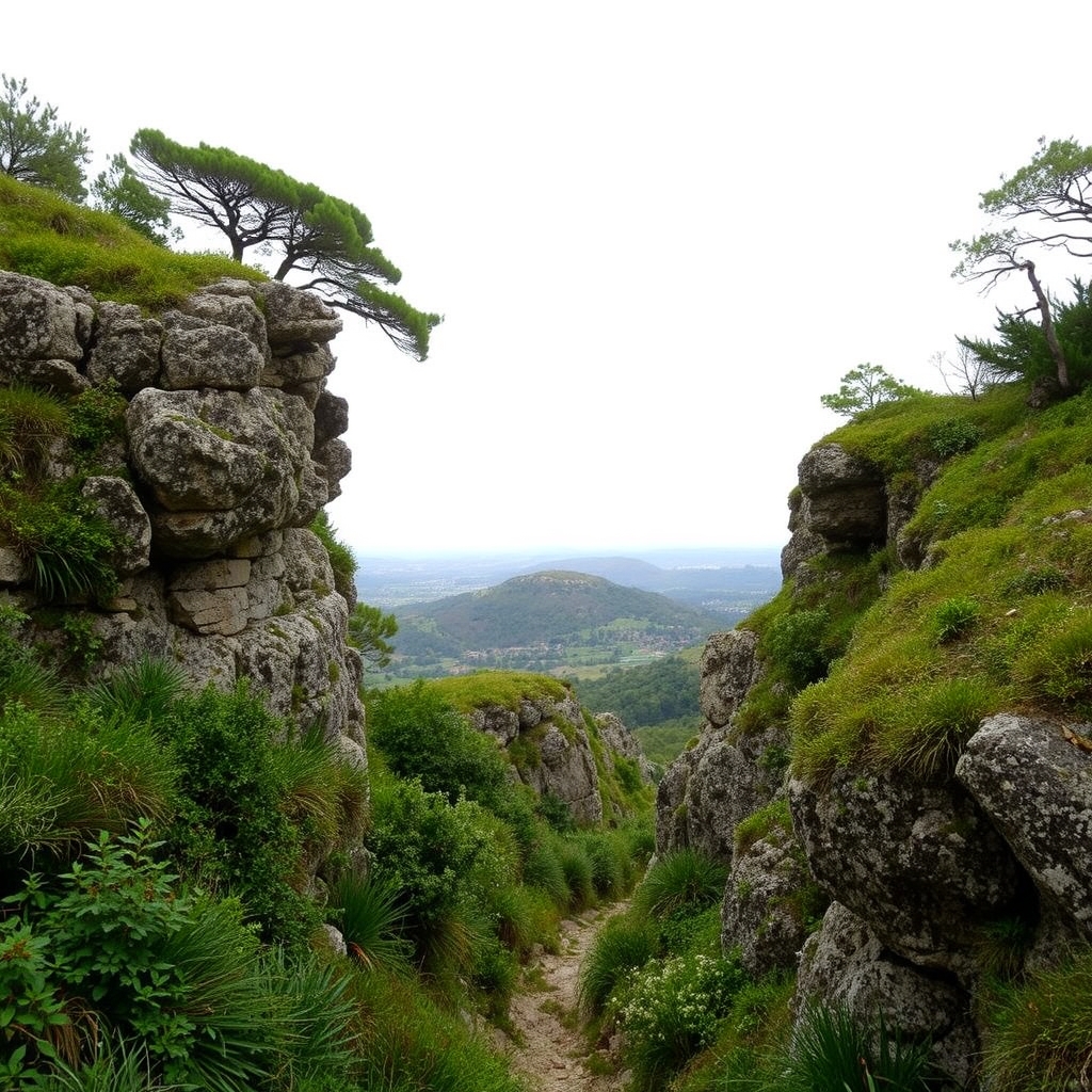 TITULO: Travesía por la Serra de la Carba en Ourense: miradores y petroglifos