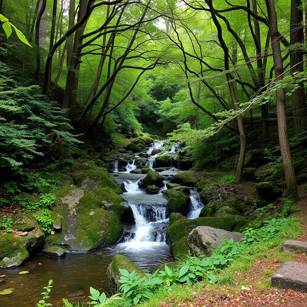 TITULO: Ruta de la Fervenza de Isorna en Rianxo: cascada y bosque de ribera 1 TITULO: Ruta de la Fervenza de Isorna en Rianxo: cascada y bosque de ribera