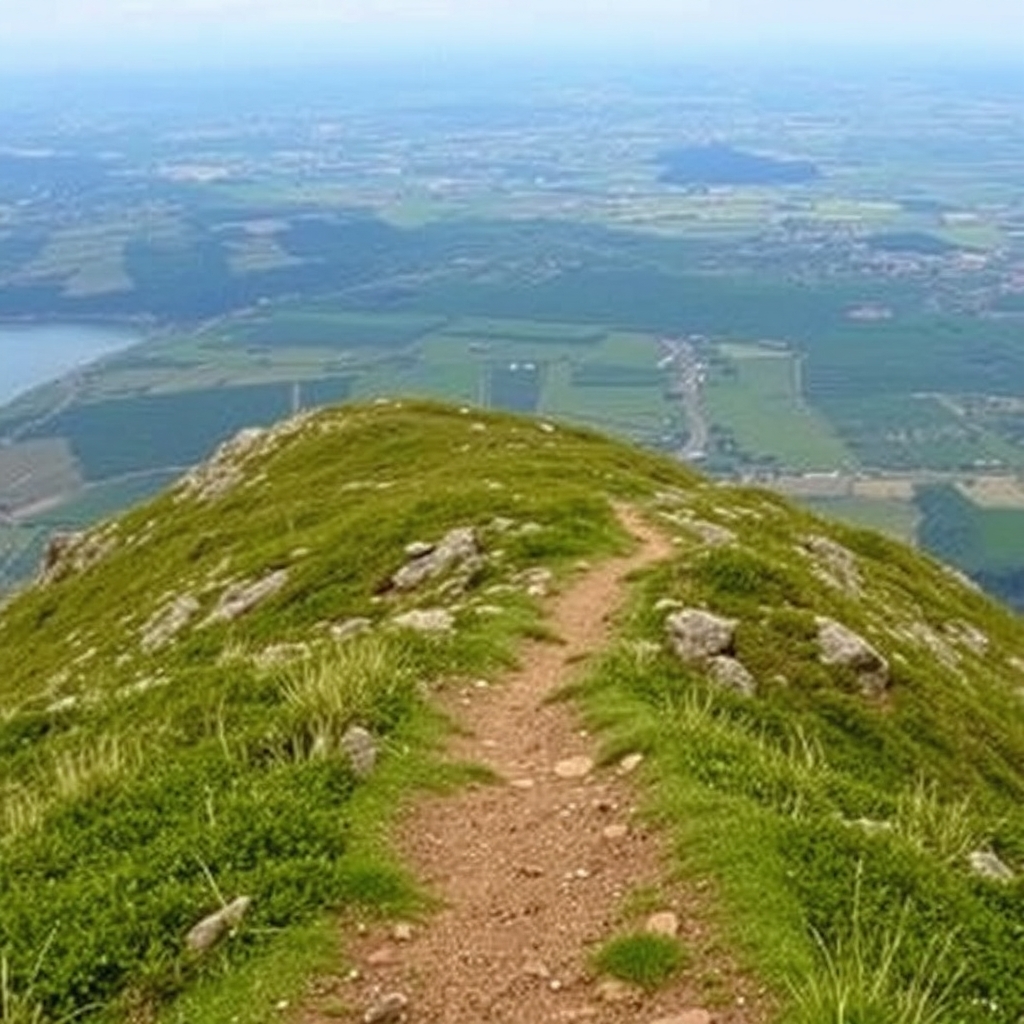 TITULO: Ascensión al Pico de O Narrio en O Caurel: cumbre y vistas al valle de Lóuzara