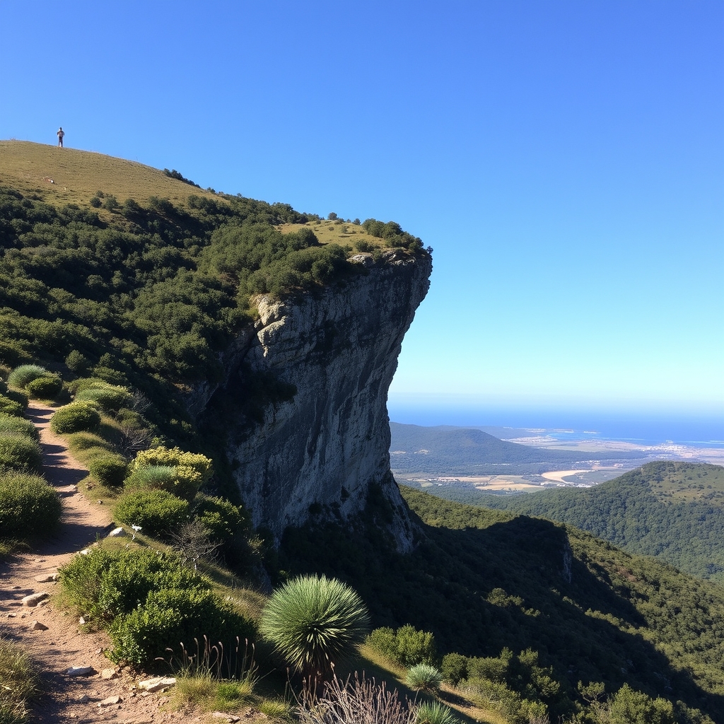 TITULO: Travesía por la Serra da Pena en Ourense: cumbre y cañón del Sil