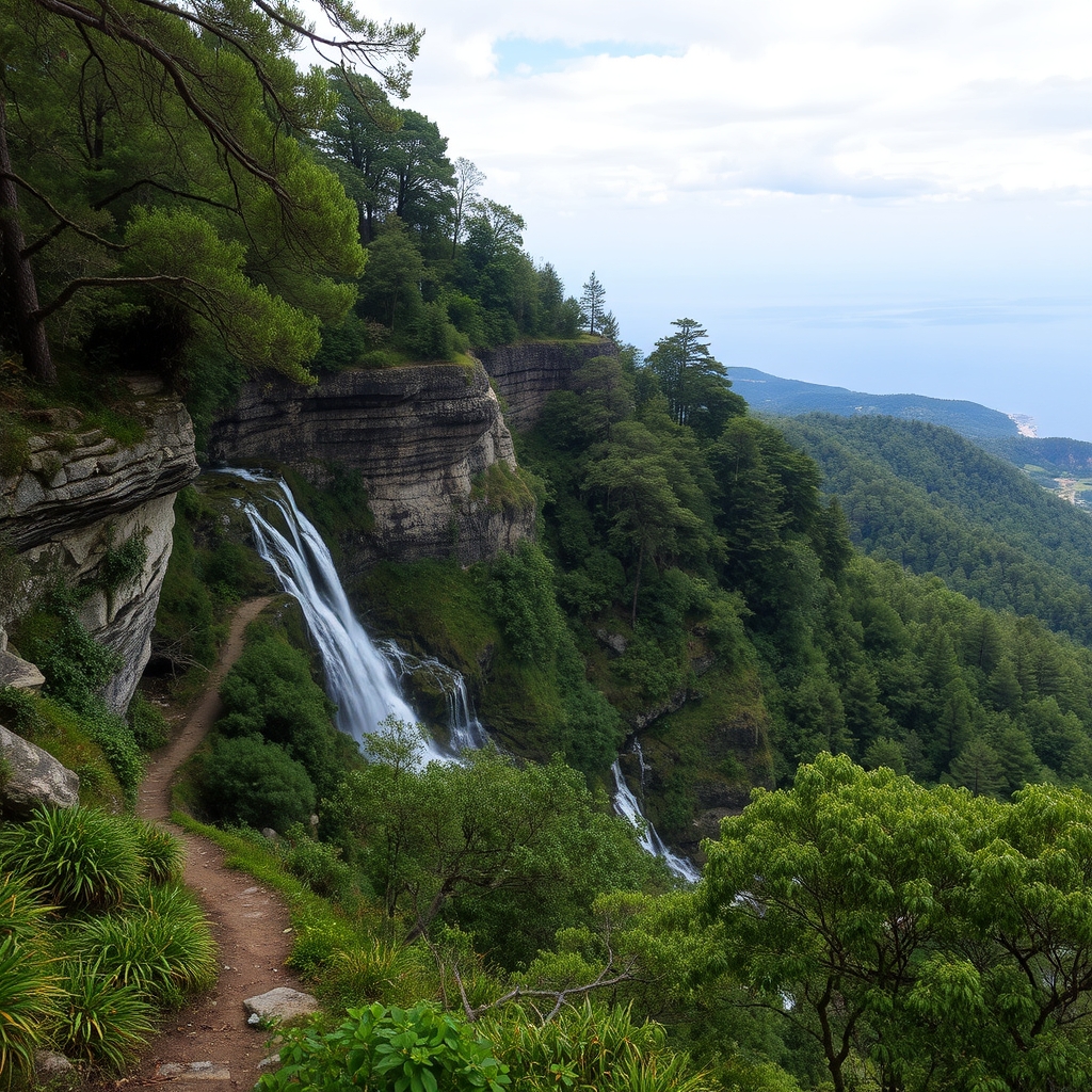 TITULO: Ruta de la Fervenza de A Portaberta en Ourense: cascada oculta en la serra