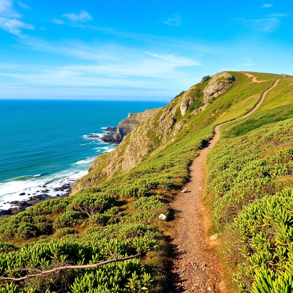 TITULO: Ruta del Faro de Cabo Prior en Ferrol: senda de acantilados y naufragios