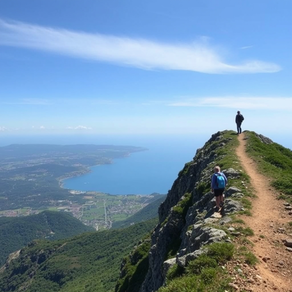 TITULO: Ascensión al Pico de O Penedo da Loba en O Courel: cumbre y fragas