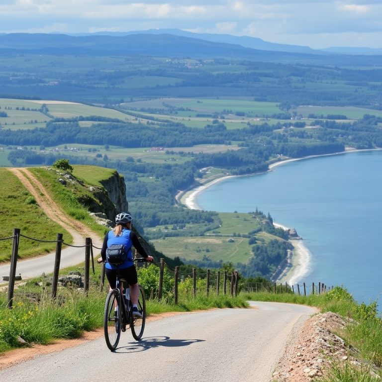Ruta en bicicleta por el embalse de Belesar: viñedos y miradores