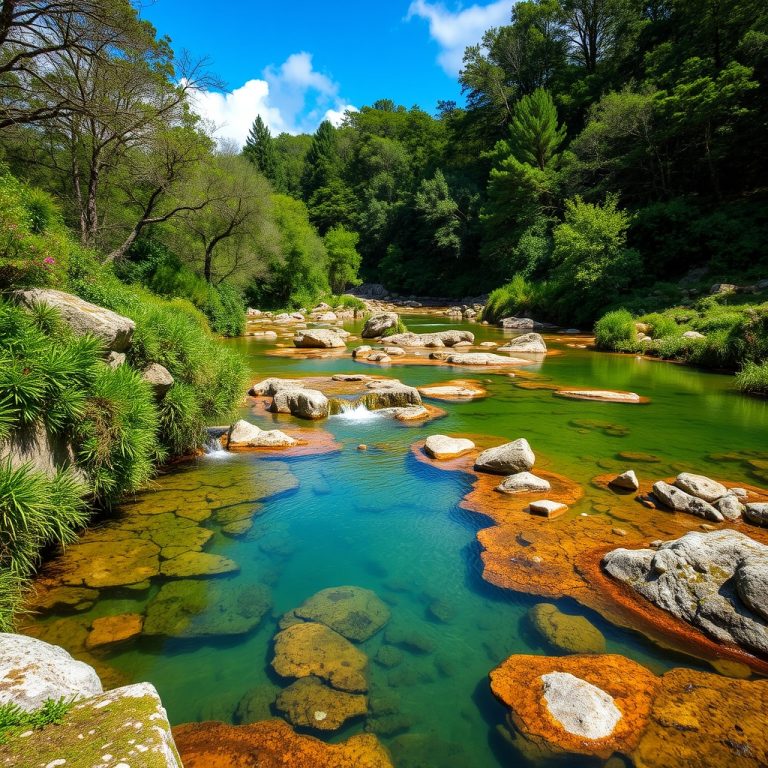 Descubre las calderas del río Umia: pozas y baños naturales
