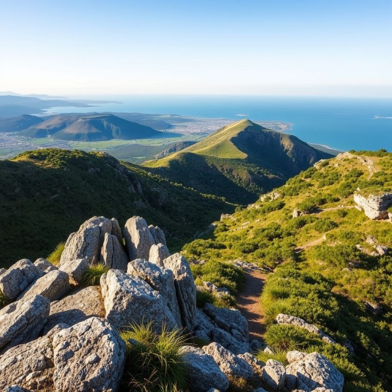 Planes de trekking en la serra do Faro: cumbres y vistas panorámicas